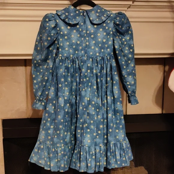Daisy kingdom vintage teddy angel long sleeve dress